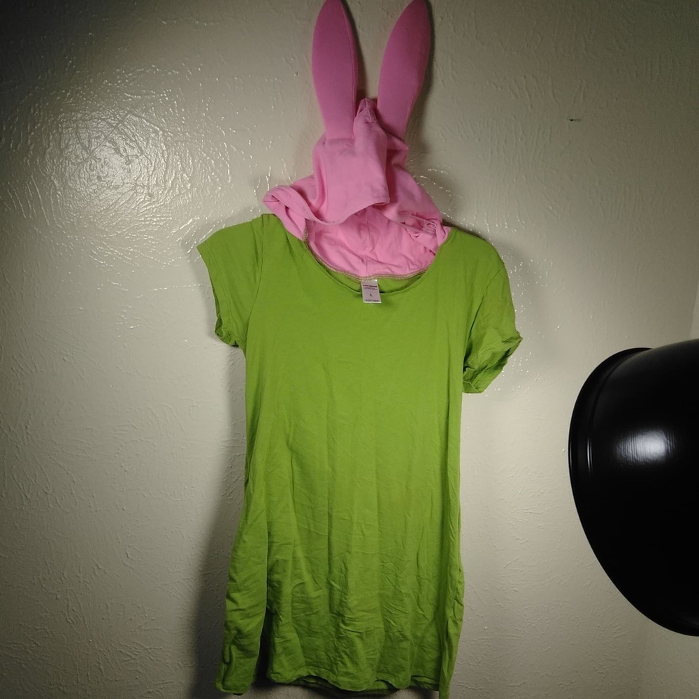 Bob's Burgers Louise S/S Hooded Dress Ears SZ L - Picture 3 of 8